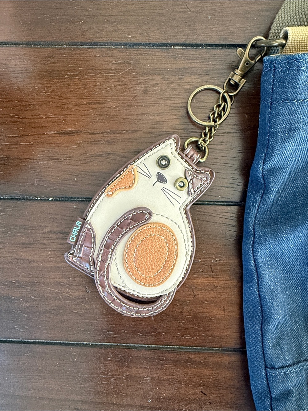 Chala Purse Demin Canvas Bag - Picture 3 of 4